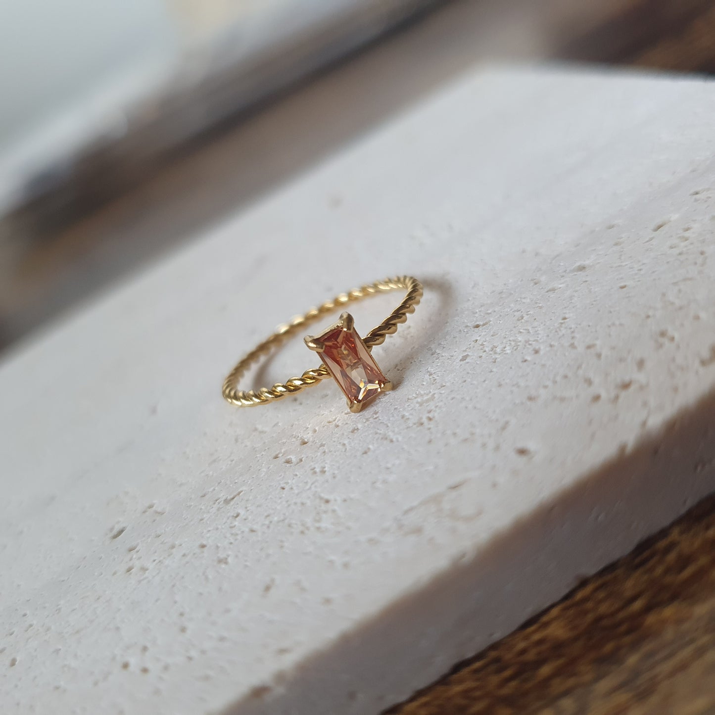 Gold Twist Ring