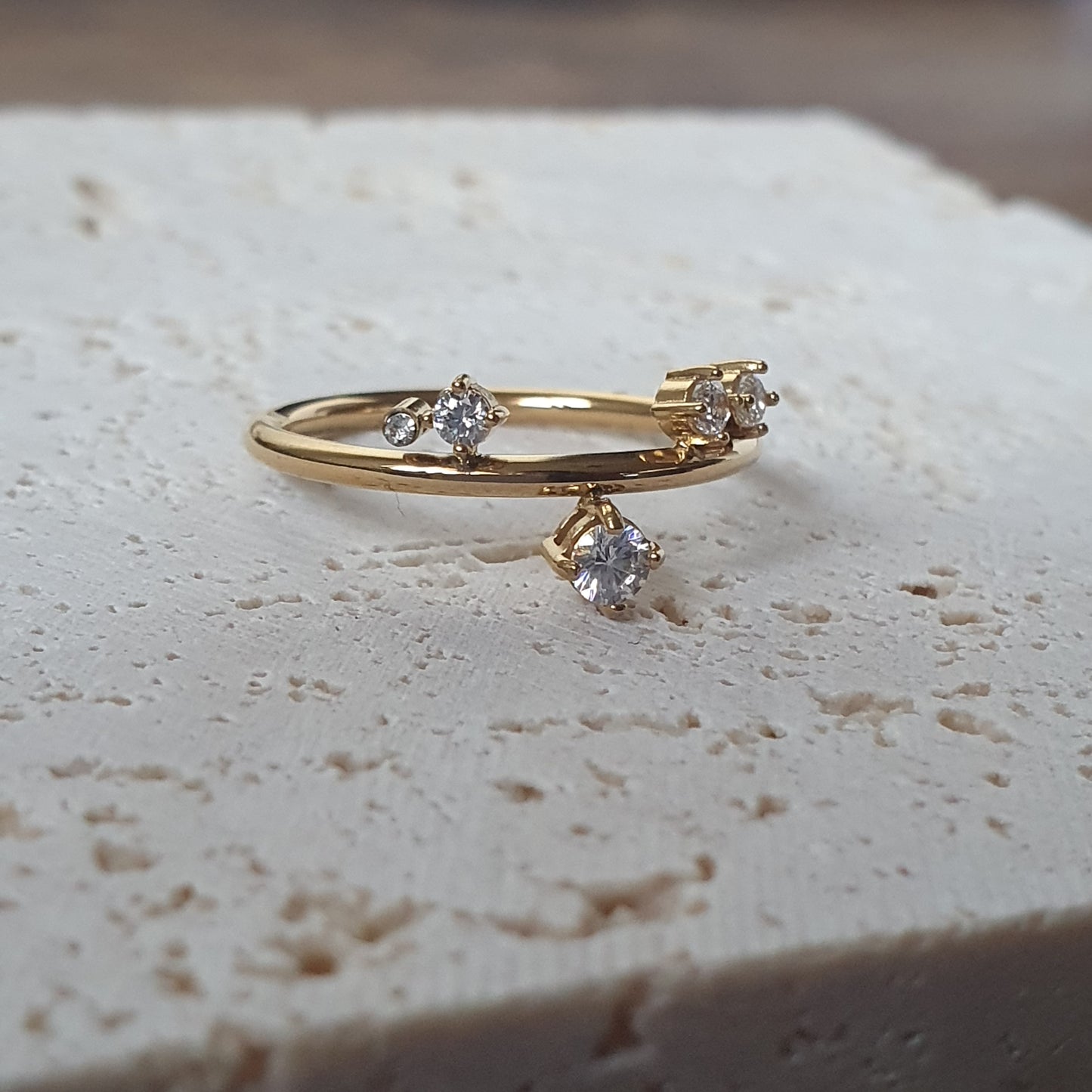 Gold Constellation Ring