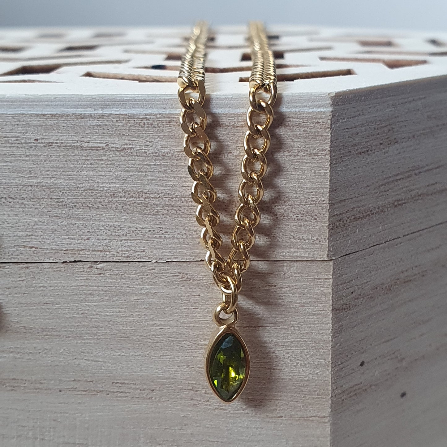 Marquise Olive Necklace