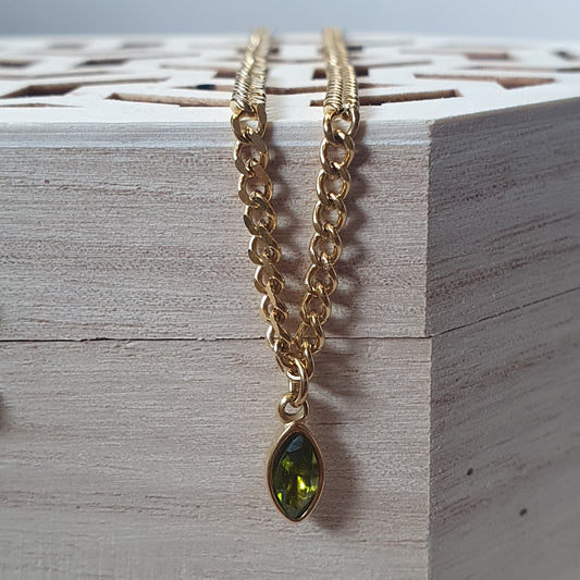 Marquise Olive Necklace