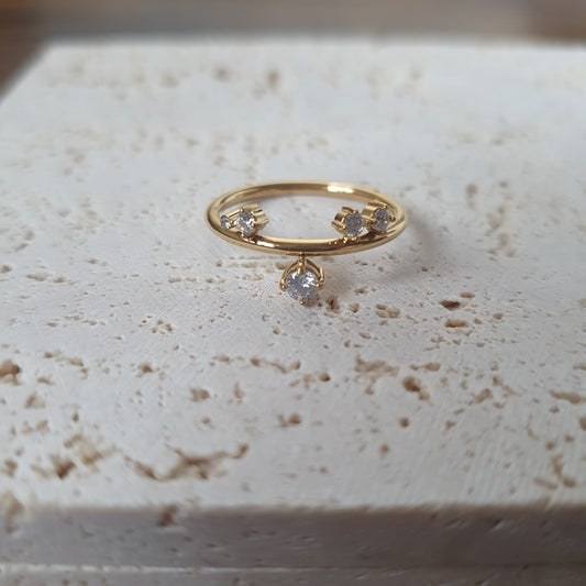 Gold Constellation Ring