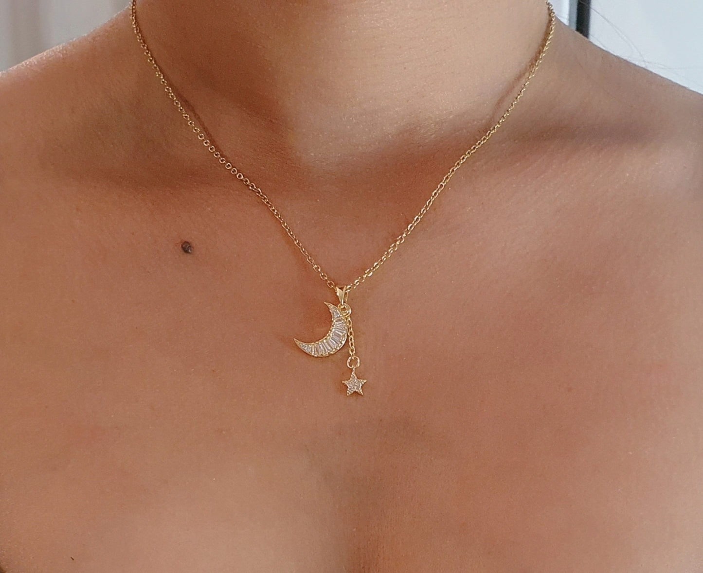 Moon & Stars Necklace